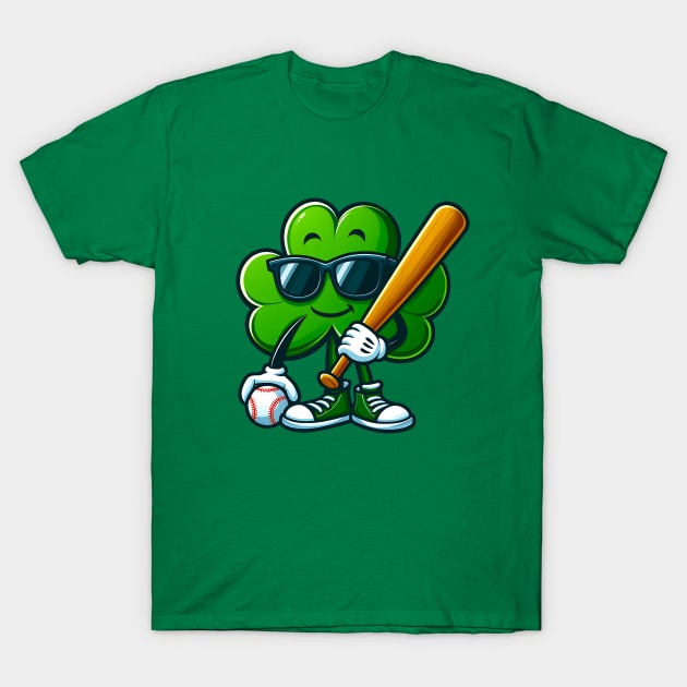 funny and cute way to celebrate Irish culture and baseball T-Shirt by click2print